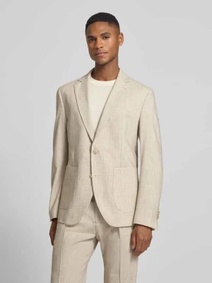 Krój slim fit Marynarka na 2 guziki z dodatkiem wiskozy Model 'DATI' CINQUE