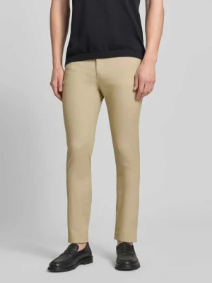 krój slim fit model chinosy z mieszanka bawełny 'DELAWARE5' Boss