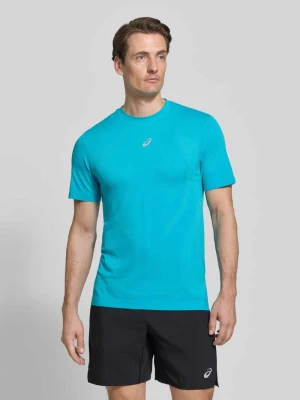 krój slim fit RUNNING t-shirt model 'ROAD' Asics Turkusowy