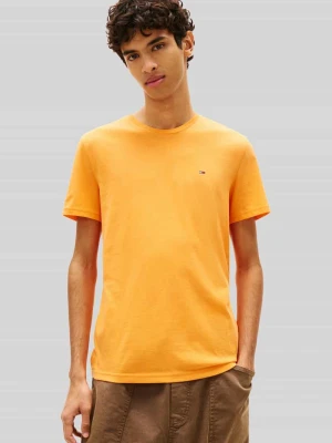 krój slim fit t-shirt model 'TJM XSLIM JASPE HTR TEE E' Tommy Jeans