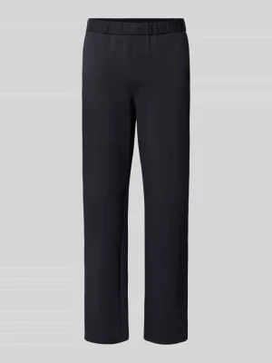 Krój straight fit z mieszanka wiskozy model 'Karl' Jack&Jones Granatowy