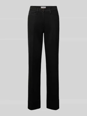 krój super slim fit Wąskie spodnie z mieszanka bawełny i lyocellu model 'LORELLA' Raphaela By Brax Czarny