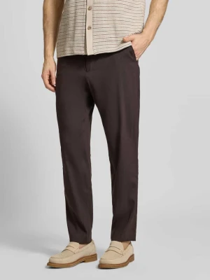 Krój tapered lniane spodnie z tunelem wewnątrz  Model 'P-PERIN-RDS-WG-262' Boss