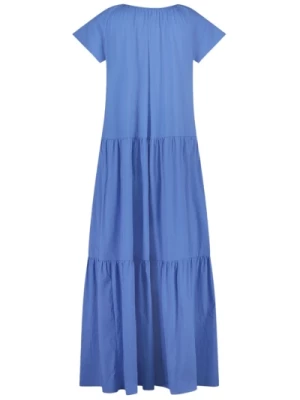 Królewska Niebieska Sukienka Midi | Zachowaj styl i chłód Jane Lushka