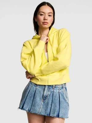 Krótka bluza z kapturem zapinana na zamek Campus Fleece Victoria's Secret