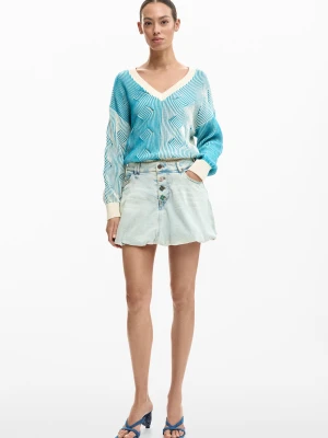 krótka dżinsowa spódnica Desigual