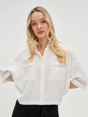Krótka koszula biała Moodo