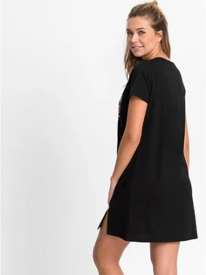 Krótka koszula nocna z bawełny organicznej bonprix