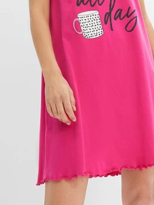 Krótka koszula nocna z czystej bawełny organicznej bonprix