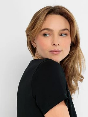 Krótka koszula nocna z czystej bawełny organicznej bonprix