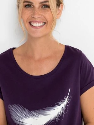 Krótka koszula nocna z czystej bawełny organicznej bonprix