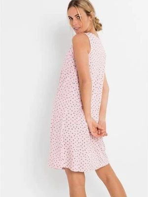 Krótka koszula nocna z miękkiej mieszanki wiskozy bonprix