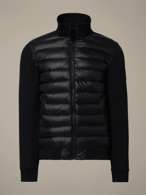 Krótka Kurtka Przejściowa z Puchem Czarna Livo Lancerto