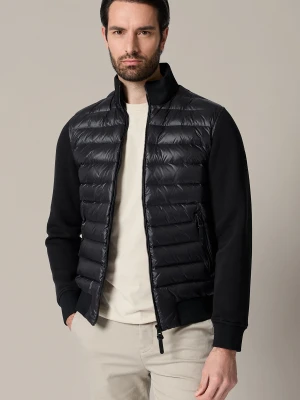 Krótka Kurtka Przejściowa z Puchem Czarna Livo Lancerto