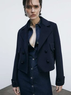 Krótka kurtka z mieszanki wełny PATRIZIA PEPE