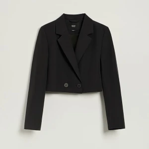 Krótka marynarka z guzikami czarna House