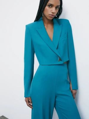 Krótka marynarka z guzikiem Fly PATRIZIA PEPE