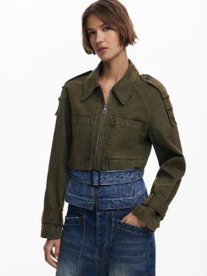 Krótka parka łączona Desigual