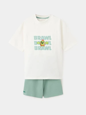 Zdjęcie produktu Krótka piżama Brawl Stars bladozielony - Dzieci - lata - MANGO KIDS