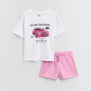 Krótka piżama piżama z motywem Fast & Furious House