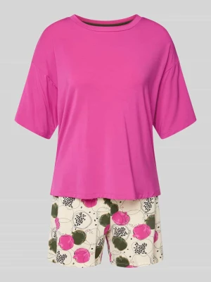 Krótka piżama we wzór na całej powierzchni Schiesser