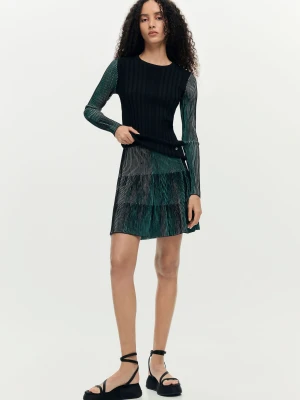 Krótka plisowana spódnica Desigual