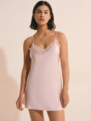 Krótka satynowa koszulka nocna Etam