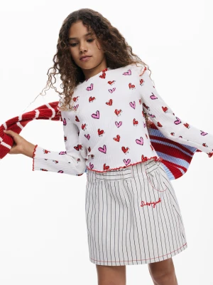 Krótka spódnica w paski Desigual