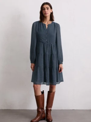 Krótka sukienka wiązana regular Marc O'Polo