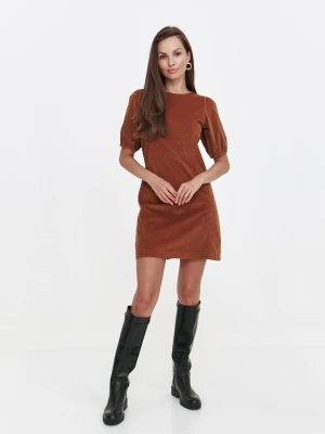 Krótka sukienka z bufiastymi rękawami Top Secret