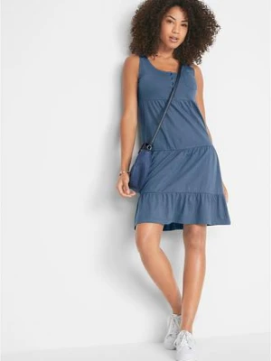 Krótka sukienka z dżerseju z bawełny bonprix