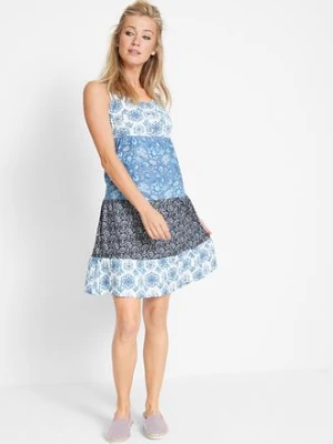 Krótka sukienka z dżerseju z bawełny bonprix