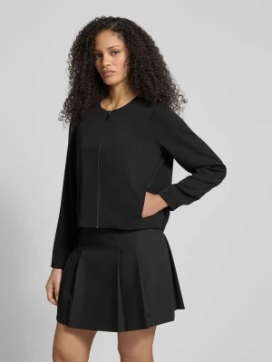 Krótki blezer z dekoltem w łódkę comma