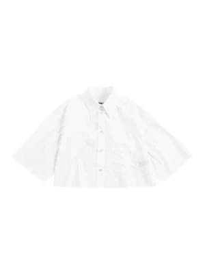 Krótki koszulka w białym kolorze MM6 Maison Margiela