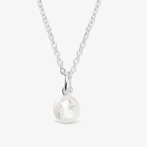 Krótki Naszyjnik Ze Srebra Z Hodowlaną Perłą Słodkowodną O Wielkości 6,5 Mm Tous Icon Pearl - Tous