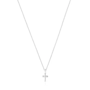 Krótki Naszyjnik Ze Srebra Z Krzyżem Tous Motifs - Tous Rozmiar