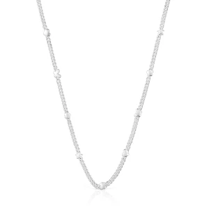 Krótki Naszyjnik Ze Srebra Z Motywami Bold Motif - Tous