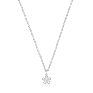 Krótki Naszyjnik Ze Srebra Z Motywem Kwiatu Daisy - Tous Rozmiar