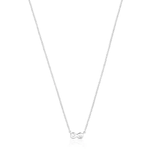 Krótki Naszyjnik Ze Srebra Z Motywem Nieskończoności Tous Motifs - Tous