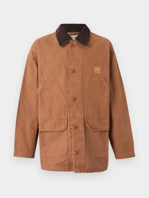 Krótki płaszcz Carhartt WIP brązowy