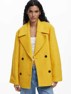 Krótki płaszcz frotte Desigual