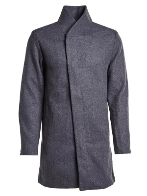 Krótki płaszcz Jack&Jones ciemnoszary