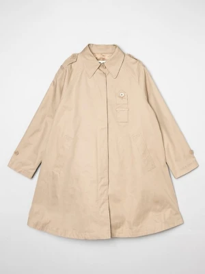 Krótki płaszcz MM6 Maison Margiela beżowy