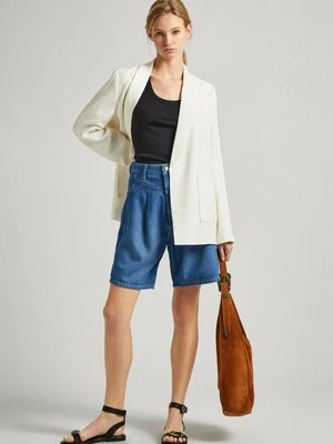 Krótki płaszcz Pepe Jeans biały