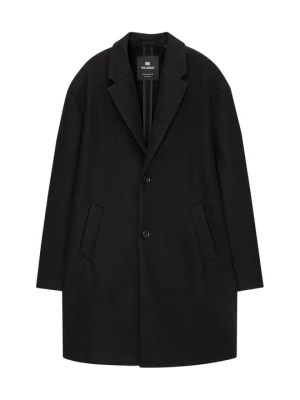Krótki płaszcz PULL&BEAR czarny