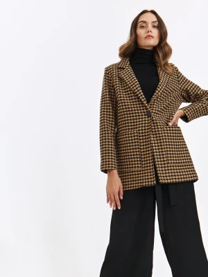 Krótki płaszcz w pepitkę Top Secret