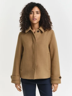 Krótki płaszcz z mieszanki wełny GANT