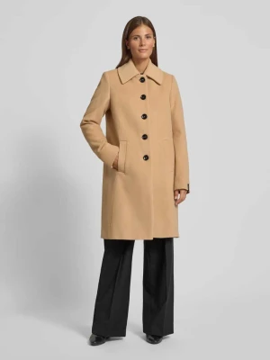 Krótki płaszcz z mieszanki wełny lana z wykładanym kołnierzem model ‘ISA’ Milo Coats