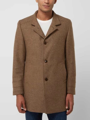 Krótki płaszcz z mieszanki wełny model ‘Richmond’ carl gross