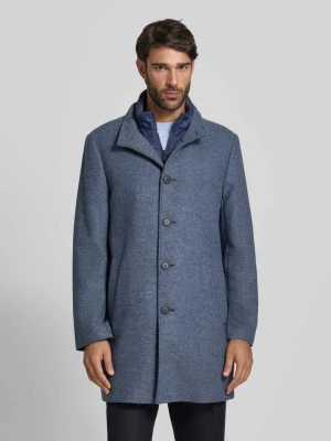 Krótki płaszcz z pikowaną wstawką i stójką Roy Robson